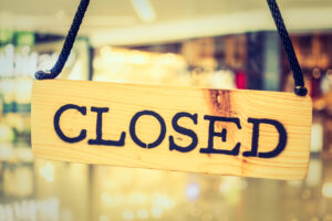 close sign